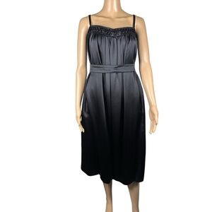 NWT New Neil Barrett Black Strap Dress Made In Italy Size M